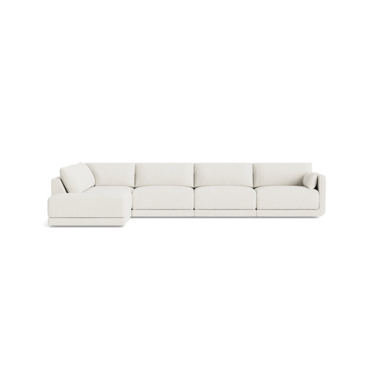 Eva Modular Sectional, Left Hand Facing, Performance Weave - Navy