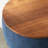 Round Storage Ottoman, 2 In 1 Function, Work As End Table And Ottoman-1168205281