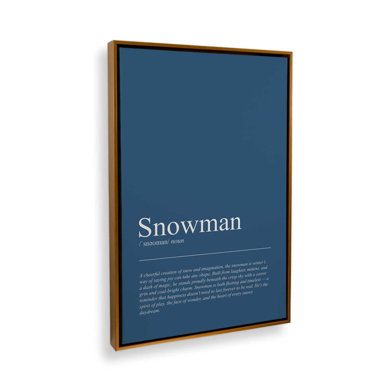 Impression sur toile Frosty Wonder, Or poli, H 36,75 po x l 24,75 po