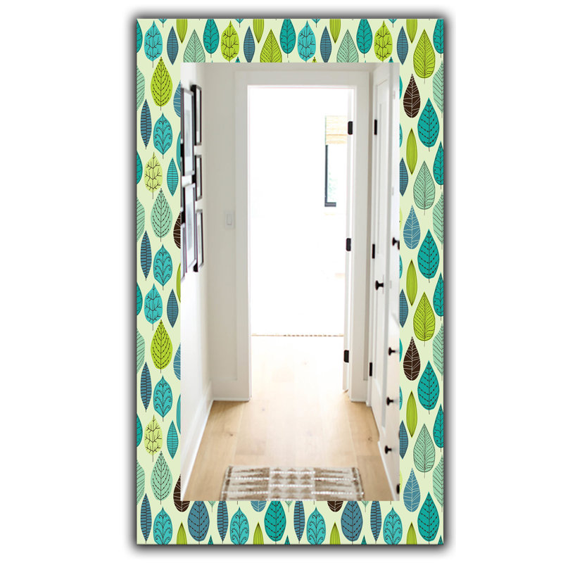 Glass Frame Mirror, 39.4" H x 29.5" W