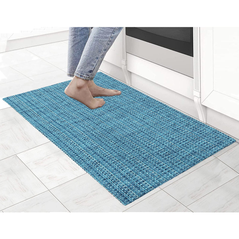Tapis de cuisine Bettianne, Bleu