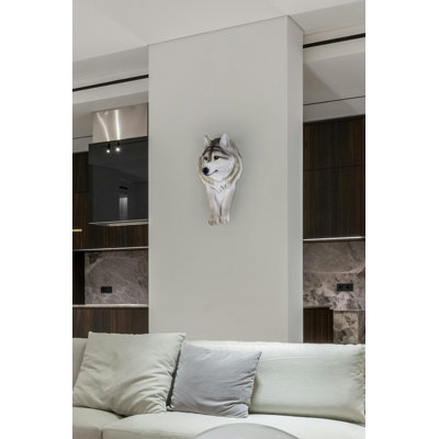 Wolf Head Sculpture Wall Hanging Ornament