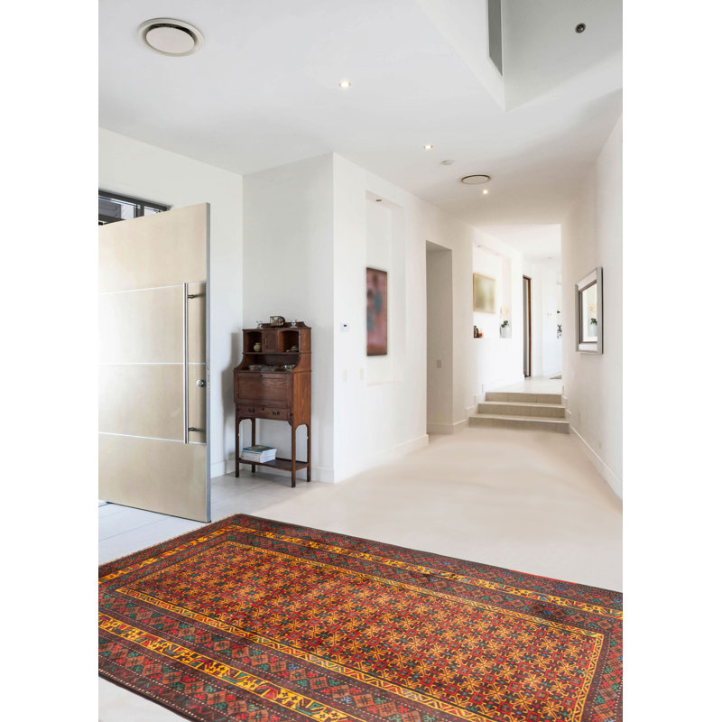 Teimani Brown Rug 3'10" x 6'4"