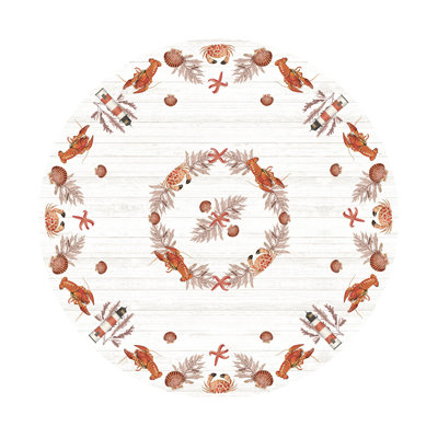 Seafood Shack Tablecloth 70 Round