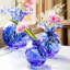 Hibiscus Handmade Glass Table Vase-935683761-876090980