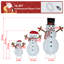 Gutierrez 3 Piece Snowman Family Christmas Lighted Display Set