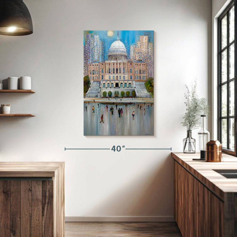 Lilie Stately Washington DC Capitol, 39" H x 26" W