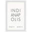 Indianapolis - Cadre photo, impression d'art textuel sur papier-1837543636
