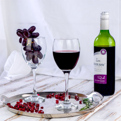 Argon Tableware - Classic Wine Glasses Set - 340/245ml - Clear