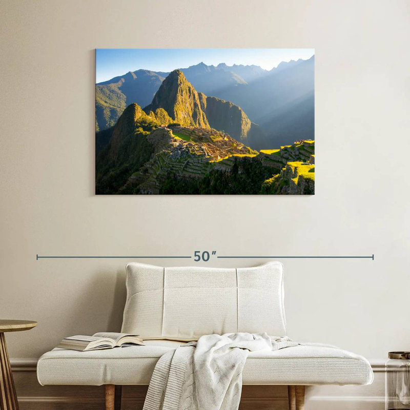 Lilie Morning At Machu Picchu, 26" H x 39" W