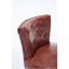 Tabourets de bar en cuir avec dessus de vache