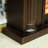 Black Solid + Manufactured Wood Electric Fireplace-387590490-387590484