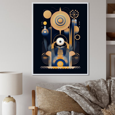Futur minimalisme géométrie de la sensibilisation - impression sur toile géométrique moderne