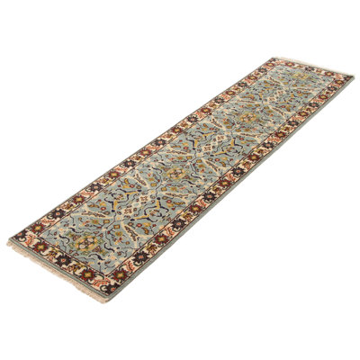 Serapi Heritage Turquoise Rug 2'5" x 9'7"