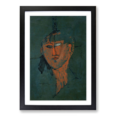 Testa Rossa by Amedeo Modigliani - Picture Frame Painting