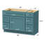 Base de meuble-lavabo simple 48 po seulement-94886840