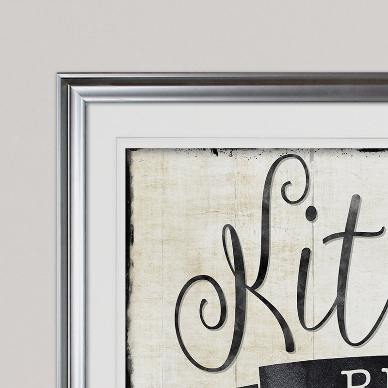 " Just Eat It ", Silver Framed, 31" H x 43" W x 1.5" D
