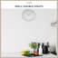 Horloge murale moderne sans tache LUUK