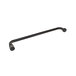 FHC TBRWM24MB Wall Mount Towel Bar, Tubular Brass Construction, 24" Center To Center, Matte Black Finish