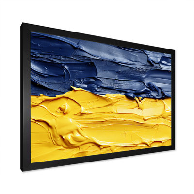 Remembering Ukraine Abstract Painting - Abstract Painting Canvas Wall Art