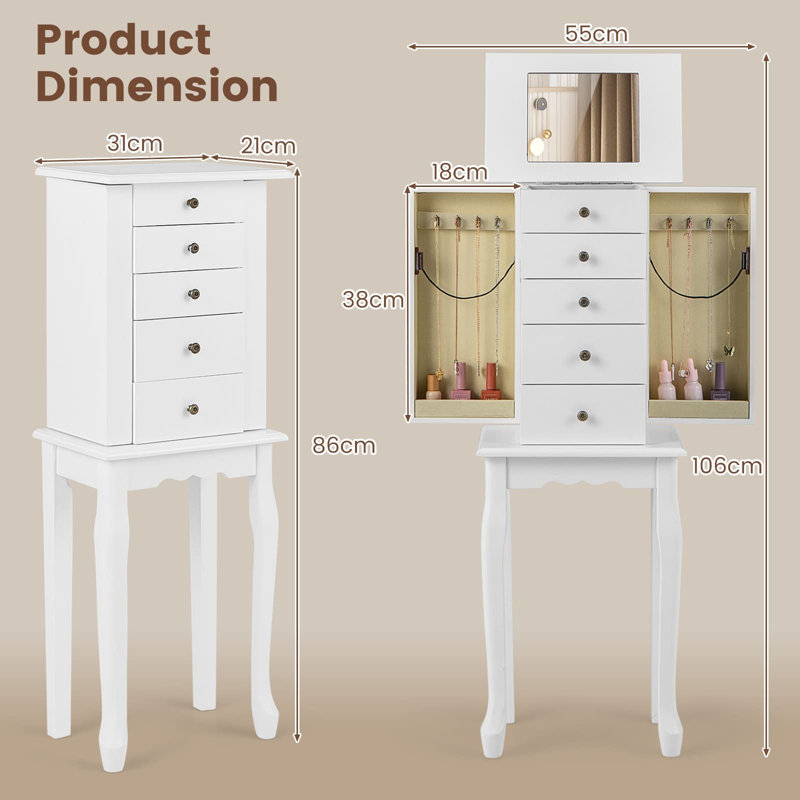 Jewellery Cabinet Jewelry Armoire