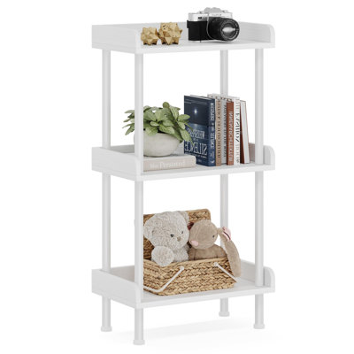 Petite bibliothèque industrielle en bois 3 couches