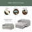 Loveseats Sofa Bed With Pull-Out Bed,Adjsutable Back And Two Arm Pocket-444652401