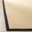 Natural Fiber Retia Border Area Rug In Beige & Black-305680391