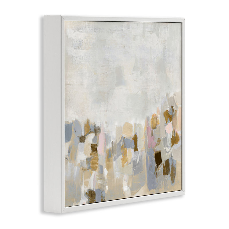 Giclée encadrée beige du sud-ouest rustique gris par Rachel Springer, Giclée encadrée blanc bord de mer, H 12 po x l 12 po