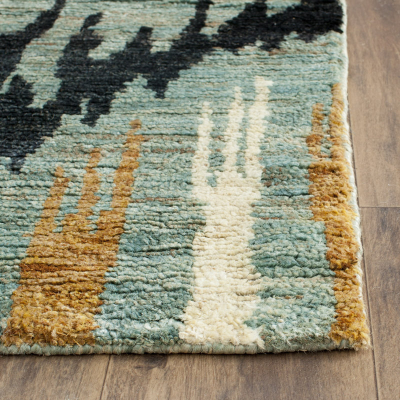 Peirce Ikat Jute / Sisal Hand Woven Area Rug, Rectangle 122 x 183 cm