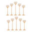 Ensemble de porte-bougie 10 pièces en métal et verre-398777520-398777482