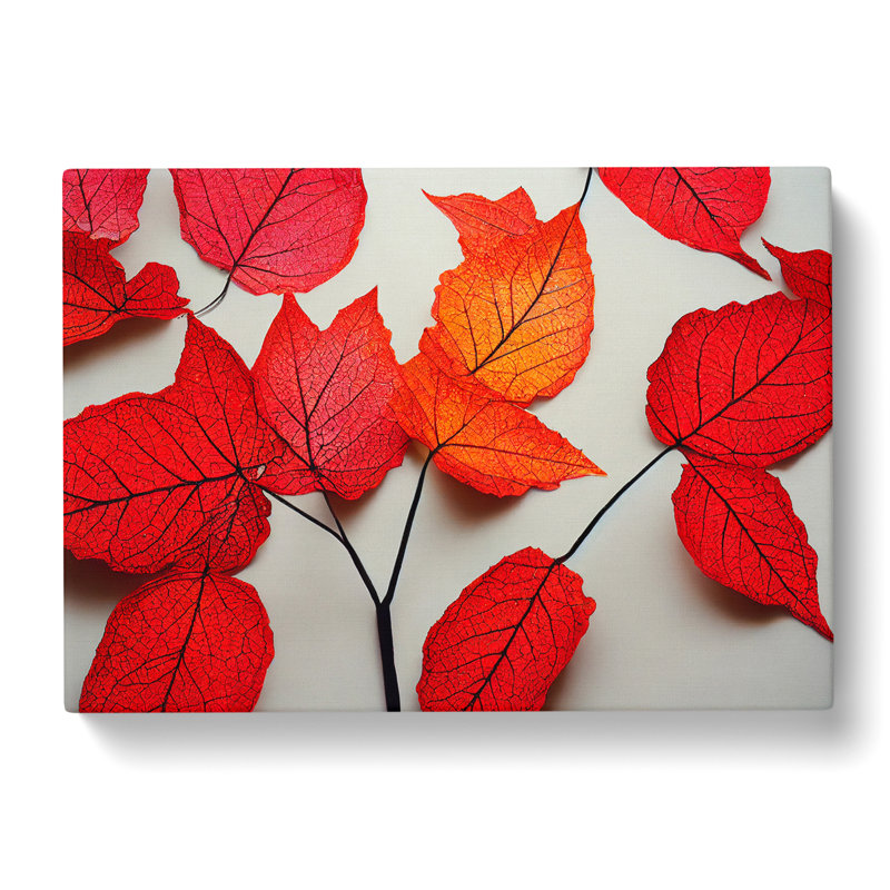 Excellent Autumn Leaf - Wrapped Canvas, 40cm H x 60cm W x 3cm D