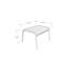 Mallen Metal Outdoor Ottoman