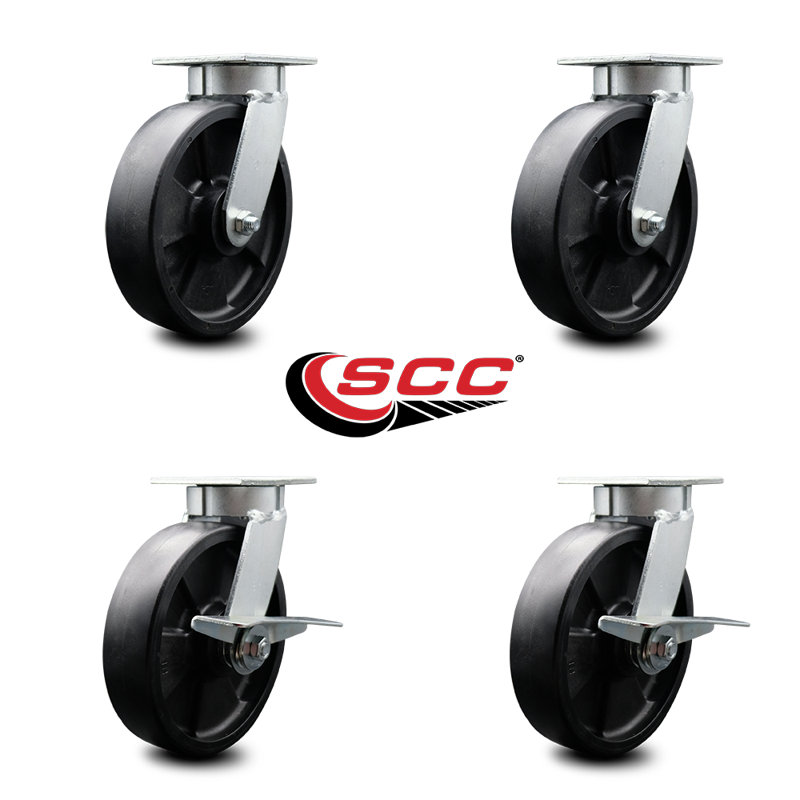 Roulettes pivotantes Kingpinless