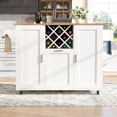 138 cm W Kitchen Island