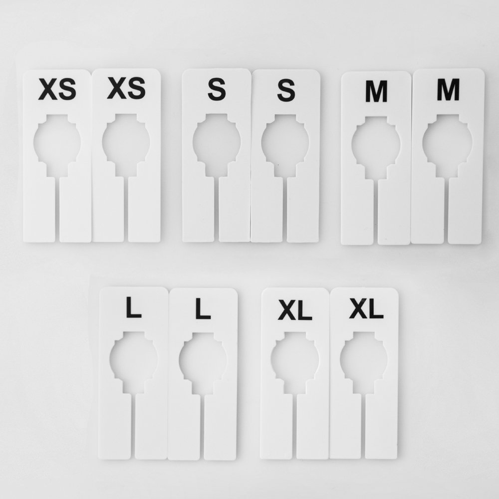 Kinkead Plastic / Acrylic Size Dividers (Set of 10) Symple Stuff 