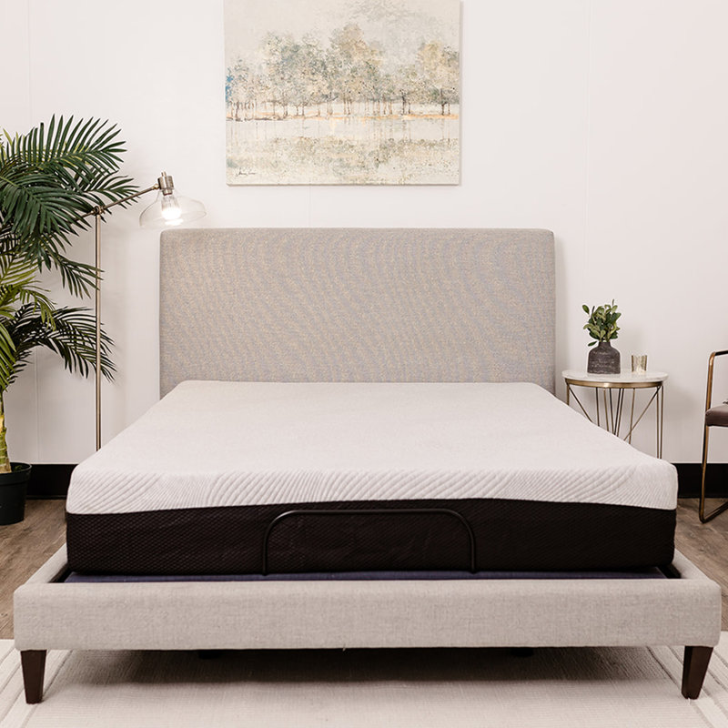Matelas en mousse viscoélastique gélifiée 10 po Naperon, 8", Simple TG