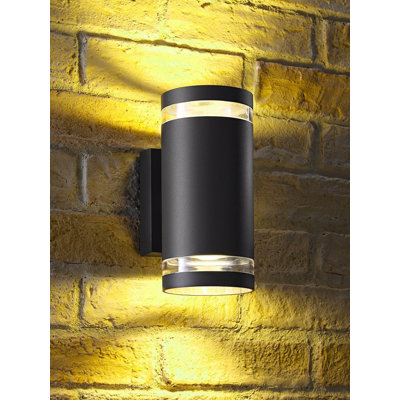 Anthracite Grey 2;2 - Bulb 54.86cm H Outdoor Wall Lantern
