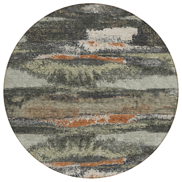 Aleighna Area Rug with Non-Slip Backing