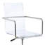 Chaise de travail contemporaine en acrylique avec base et hauteur réglable pour une expérience de bureau