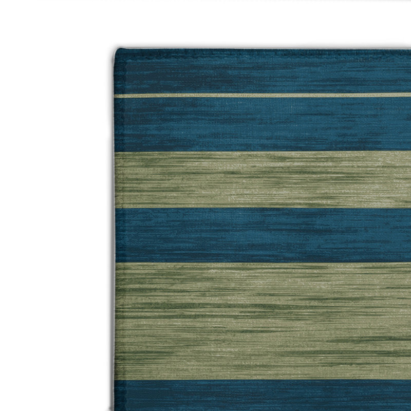 Tapis intérieur / extérieur bleu HorizontalStripes