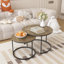 Ensemble de 2 tables basses gigognes