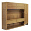 Lit escamotable double avec garde-robe
