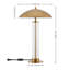Lampe de table Galette Tylar