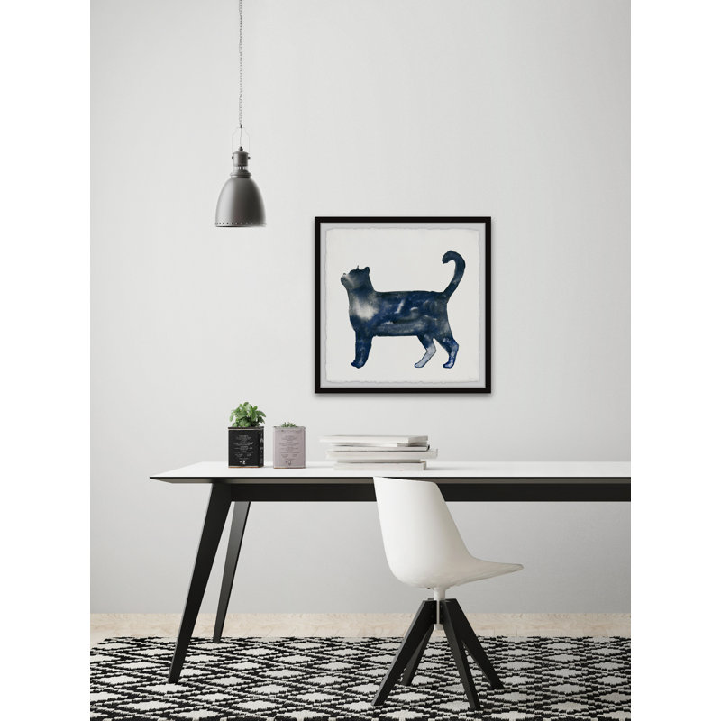 «Snobby Cat» parvez Taj, reproduction encadrée, H 32 po x l 32 po x P 1,5 po
