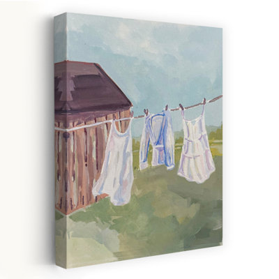 Summer On The Line by Madison Phipps - Wrapped Canvas Print