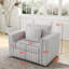 Canapé modulaire simple moderne 44,9 po - très confortable, élégant et fonctionnel