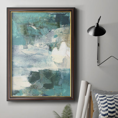 «Terrene Abstract I», toile encadrée de qualité supérieure - prête à être accrochée