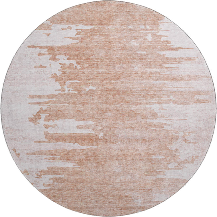 Premium Machine Washable Kolten Terracotta Rug