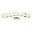 Ensemble de canapé modulaire de patio en métal 7 pièces Modern Modern-1299437644